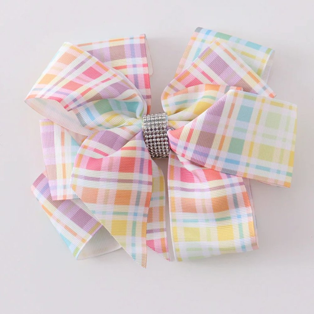 Easter Plaid Bow